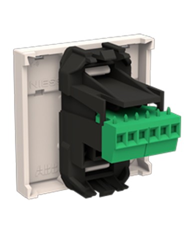 OFERTA! Toma telefónica Niessen Zenit N2217.6 BL 6 contactos RJ12 módulo ancho blanco