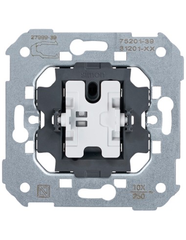Conmutador 10AX Simon 75201-39 con embornamiento rápido