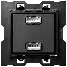 SIMON 10000381-039 Cargador USB doble 5V DC 2,1A 230V tornillo SIMON 100