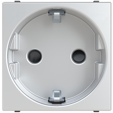 Niessen Zenit N2288 PL Base enchufe schuko 2P+TT plata