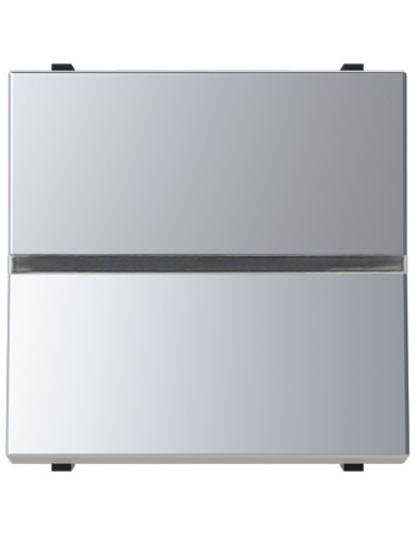 Niessen Zenit N2201 PL Interruptor monopolar módulo ancho plata