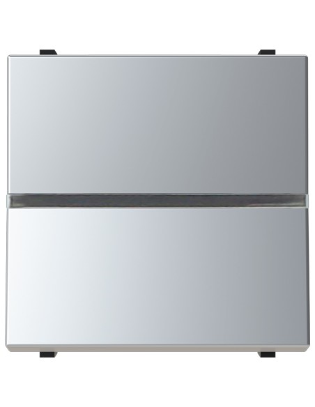 Niessen Zenit N2201 PL Interruptor monopolar módulo ancho plata