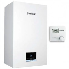 Caldera de condensación Vaillant 8000044821 ecoTEC intro VMW 24/24 con termostato VRT 50/2 y evacuación