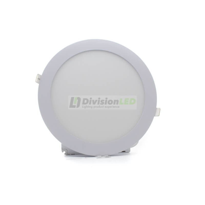 Slim Downlight LED redondo blanco 20W- ¡imagen en 360°! - DivisionLED
