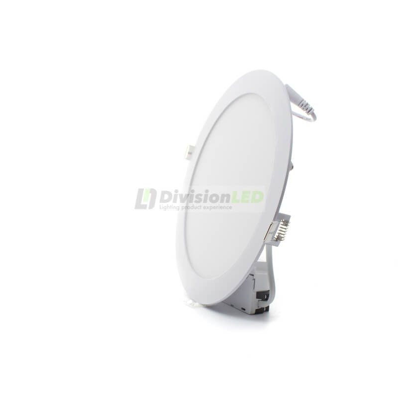 Slim Downlight LED redondo blanco 20W- ¡imagen en 360°! - DivisionLED