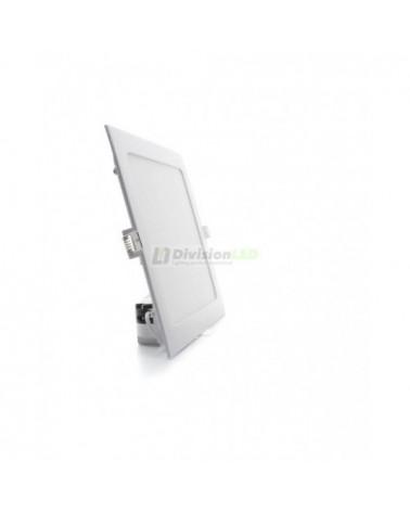 Slim Downlight LED cuadrado blanco 20W -¡imagen en 360°! -DivisionLED