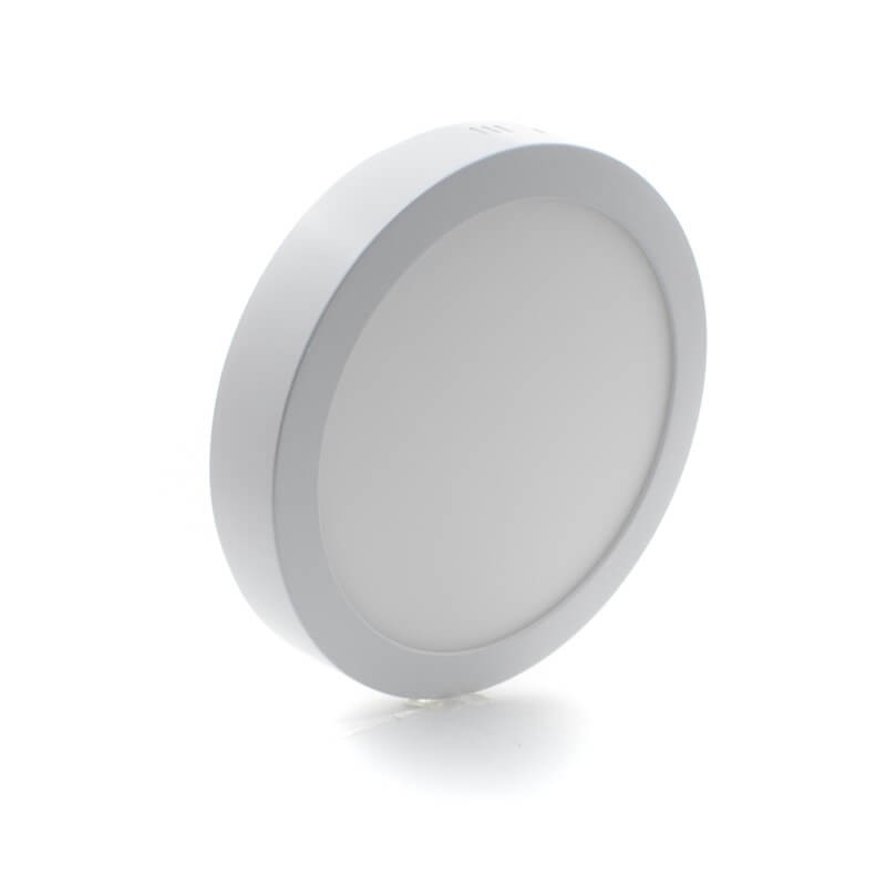 obturador Corte estaño Downlight LED superficie redondo blanco 25W - ¡en 360°! - DivisionLED