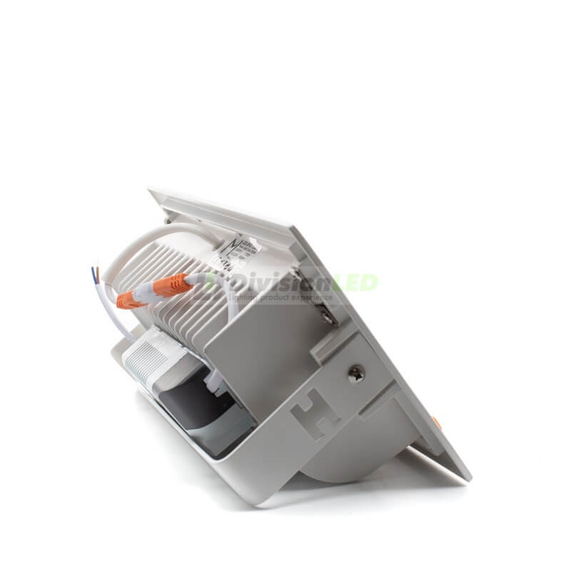 Foco proyector rectangular 40W empotrable- ¡en 360°! - DivisionLED