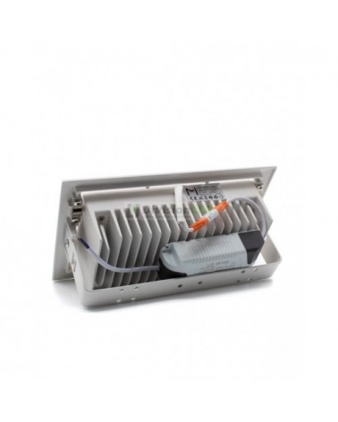 Foco proyector rectangular 40W empotrable- ¡en 360°! - DivisionLED