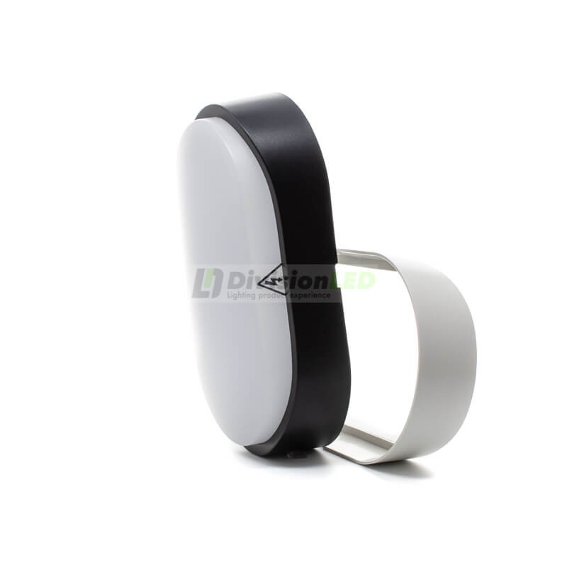 Plafón oval exterior 10W IP54 -¡descúbrelo en 360°! - DivisionLED