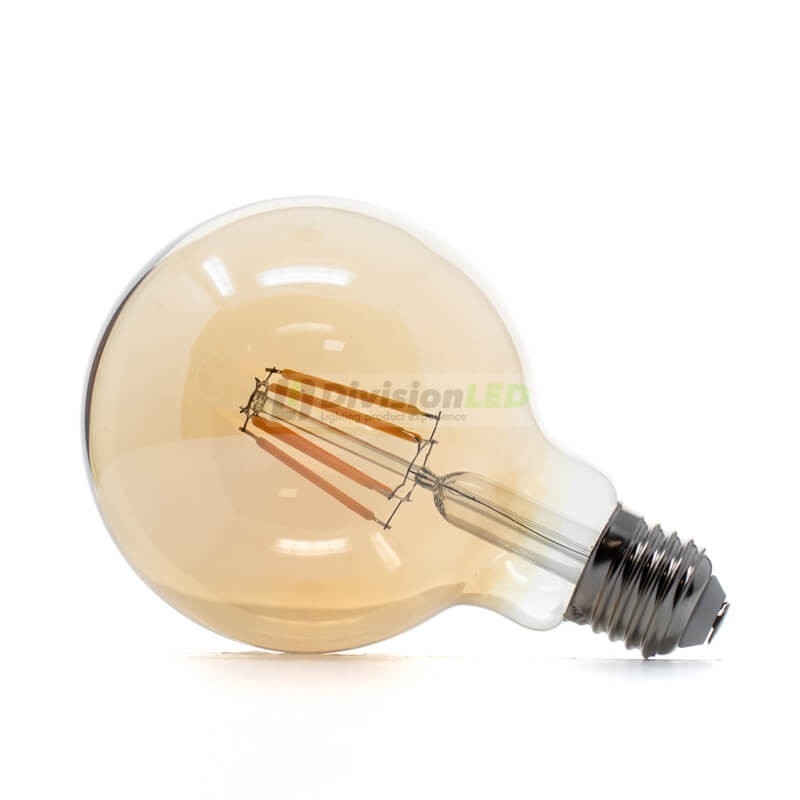 Bombilla LED filamento globo E27 G95 - ¡imagen en 360°! - DivisionLED