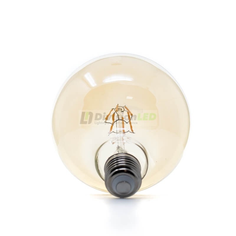 Bombilla LED filamento globo E27 G125 - ¡imagen en 360°! - DivisionLED