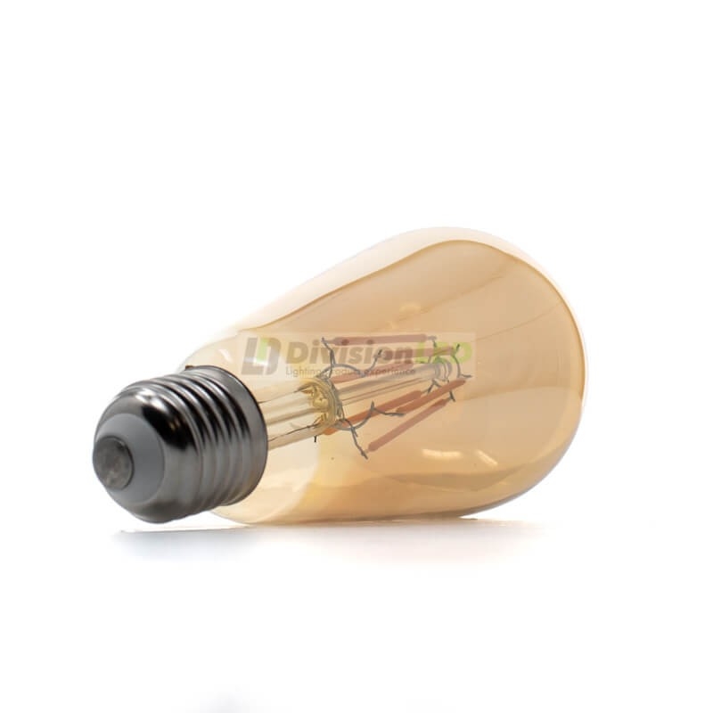 Bombilla LED filamento ST64 E27 - ¡descúbrela en 360°! - DivisionLED
