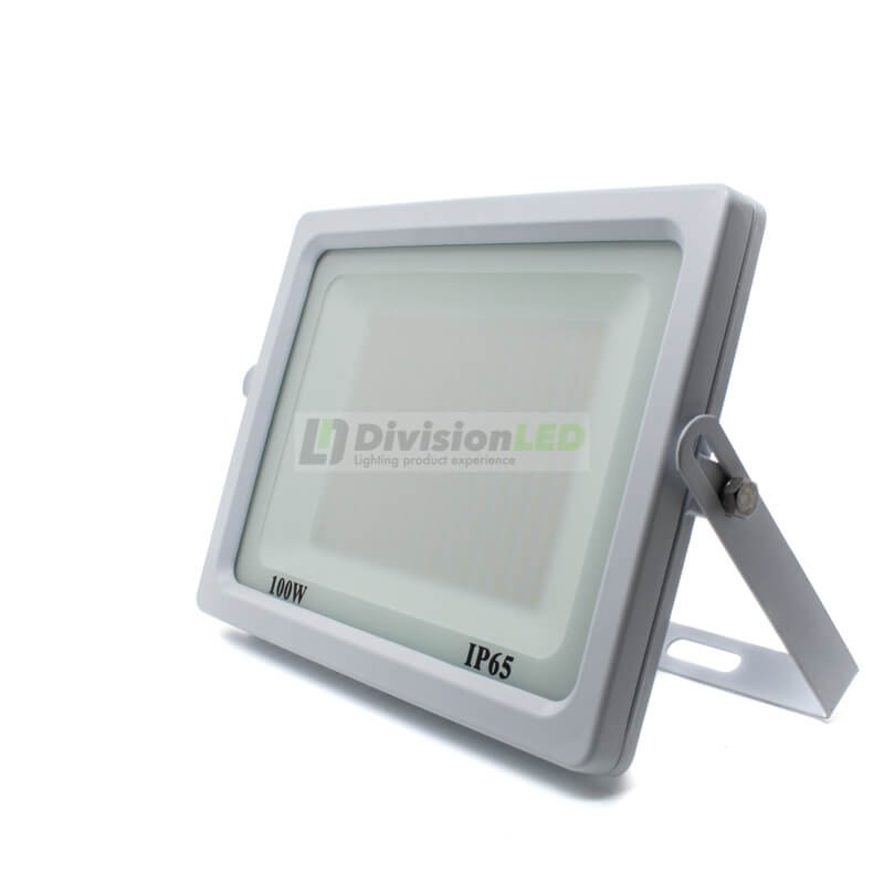 Proyector LED SuperSlim 100W blanco - ¡imagen en 360°! - DivisionLED