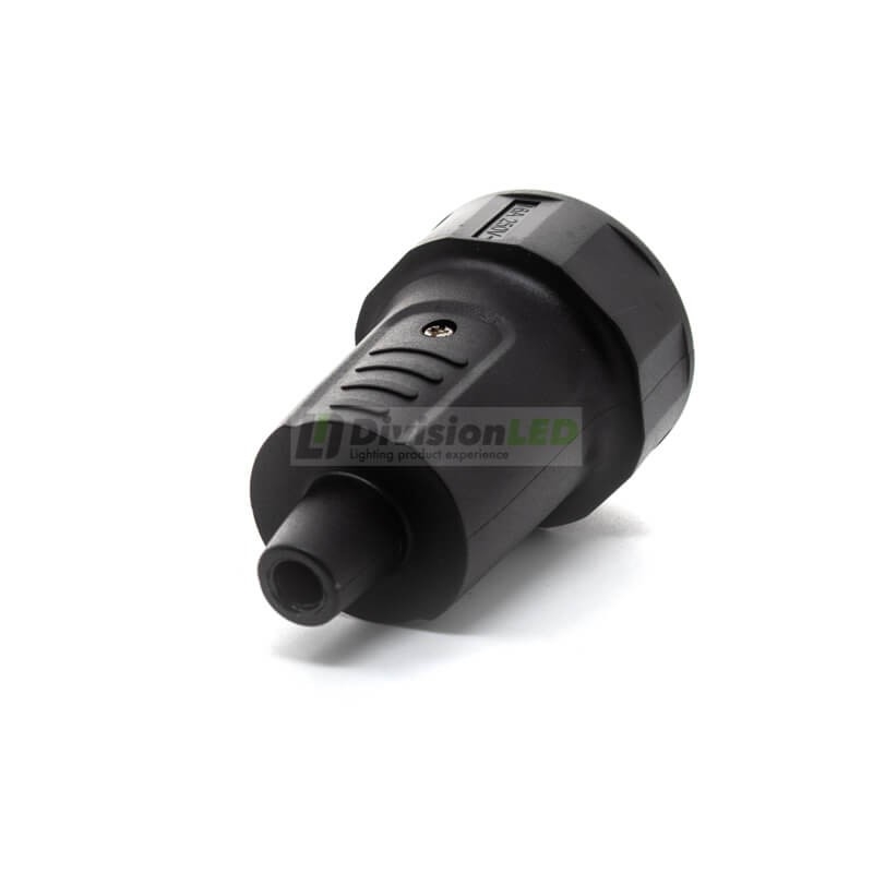 Base móvil caucho 16A 250V negra - ¡descúbrela en 360°! - DivisionLED