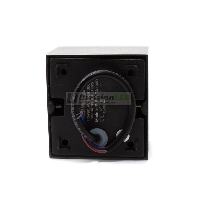 Baliza LED superficie cuadrada 3W -¡imagen en 360°! - DivisionLED