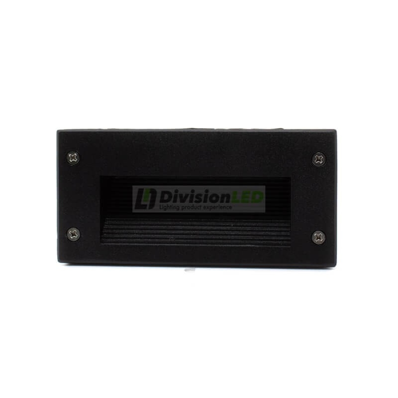 Baliza LED empotrable rectangular 2W -¡imagen en 360°! - DivisionLED