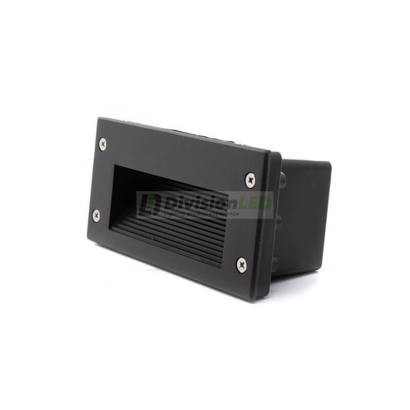 Baliza LED empotrable rectangular 2W -¡imagen en 360°! - DivisionLED