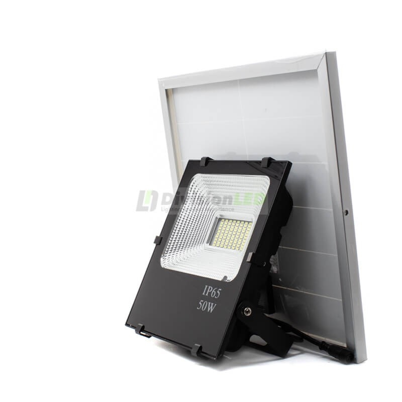 Proyector LED solar 50W - ¡imagen en 360°! - DivisionLED
