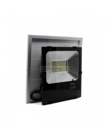 Proyector LED solar 100W - ¡imagen en 360°! - DivisionLED