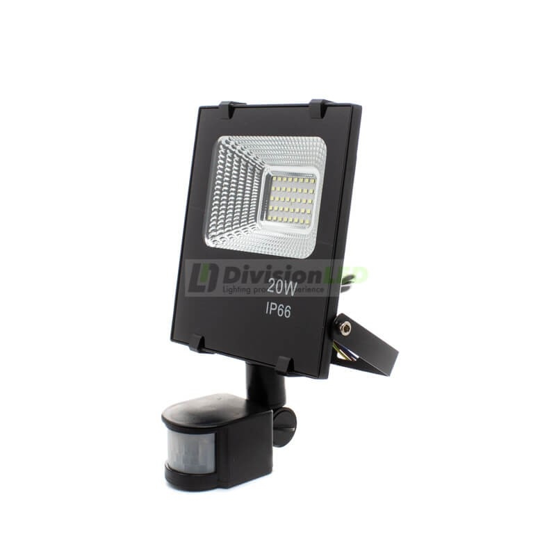 Proyector LED con detector 20W - ¡descúbrelo en 360°! - DivisionLED