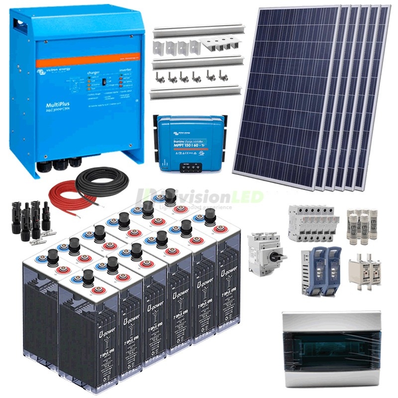 Kit Solar 3000W 24V Victron - Sé autosuficiente y libérate! - DivisionLED