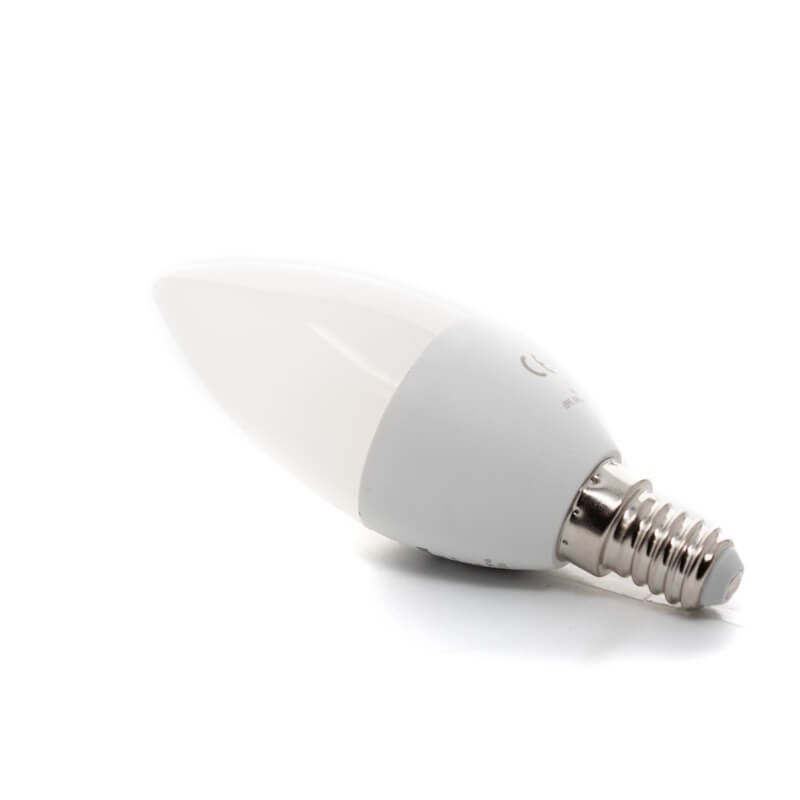 Bombilla MZD LED E14 vela 8W - ¡descúbrela en 360°! - DivisionLED