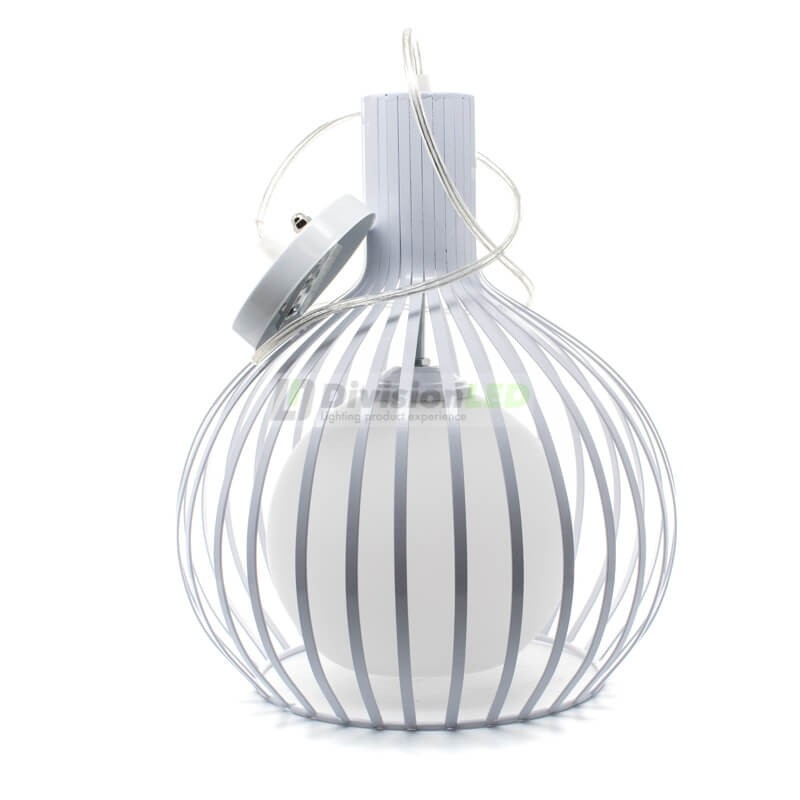 Lámpara de techo Carol White ¡EN OFERTA! ¡imagen en 360°!