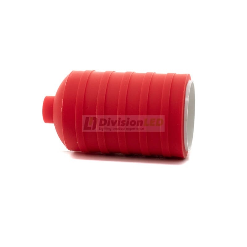 Portalámparas goma rojo ¡EN OFERTA! ¡descúbrelo en 360°!