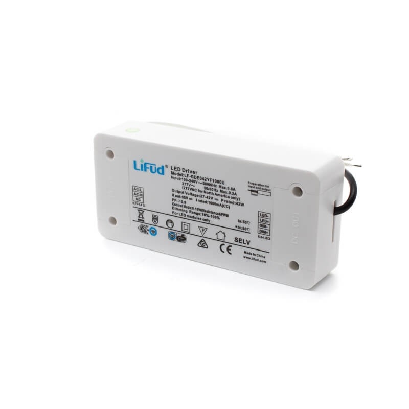 Driver Regulable LIFUD 36-42W- ¡descúbrelo en 360°! - DivisionLED