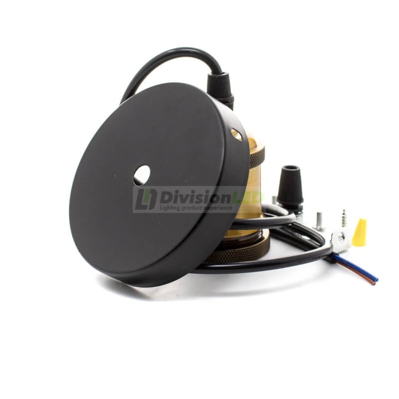 Portalámparas Nice dorado cepillado ¡EN OFERTA! ¡en 360°!