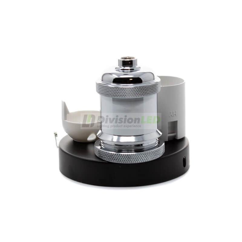 Portalámparas Nice cromado - ¡descúbrelo en 360°! - DivisionLED