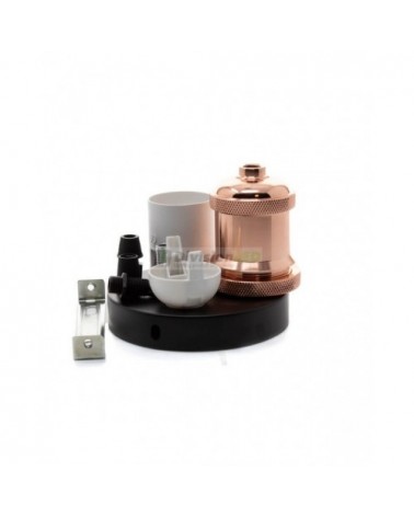 Portalámparas Nice cobre brillo - ¡descúbrelo en 360°! - DivisionLED