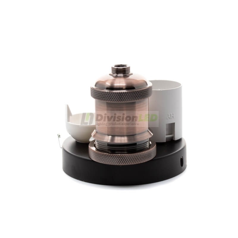 Portalámparas Nice cobre cepillado ¡EN OFERTA! ¡en 360°!