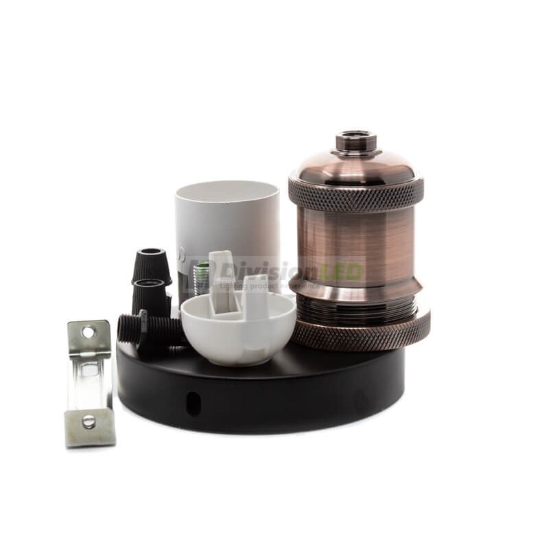 Portalámparas Nice cobre cepillado ¡EN OFERTA! ¡en 360°!