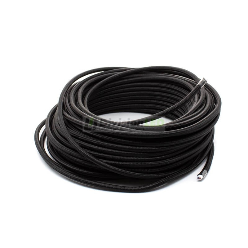 Cable textil negro - ¡descúbrelo en 360°! - DivisionLED
