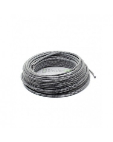 Cable textil blanco negro - ¡descúbrelo en 360°! - DivisionLED