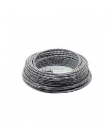 Cable textil blanco negro - ¡descúbrelo en 360°! - DivisionLED