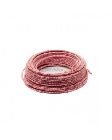 Cable textil blanco rojo - ¡descúbrelo en 360°! - DivisionLED