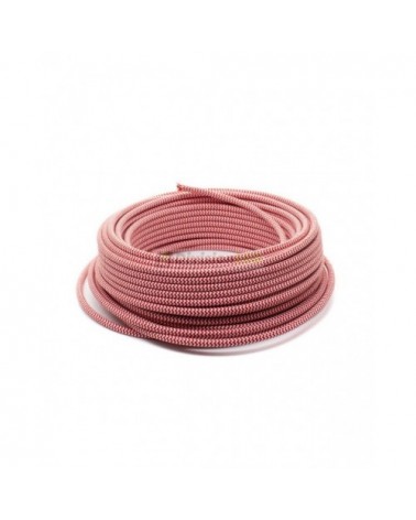 Cable textil blanco rojo - ¡descúbrelo en 360°! - DivisionLED