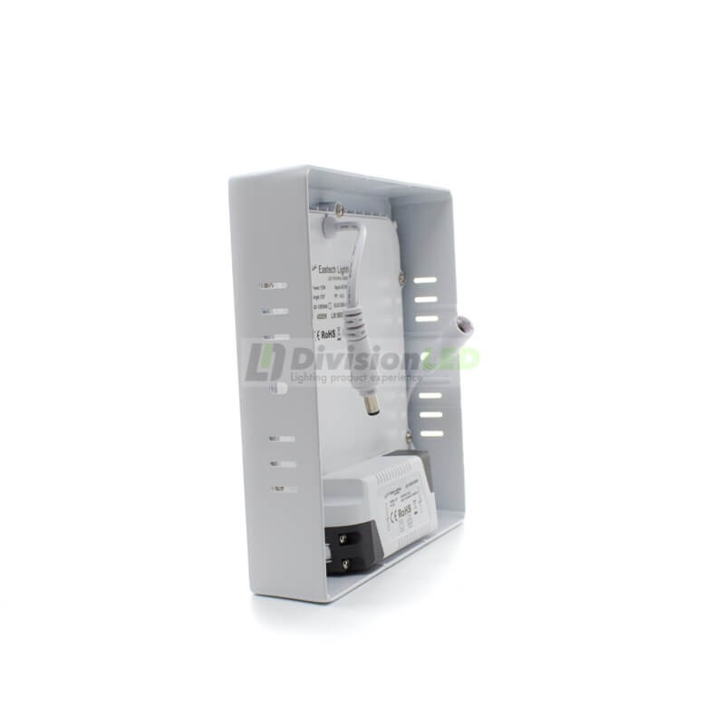 Downlight LED superficie cuadrado 12W - ¡en 360°! - DivisionLED