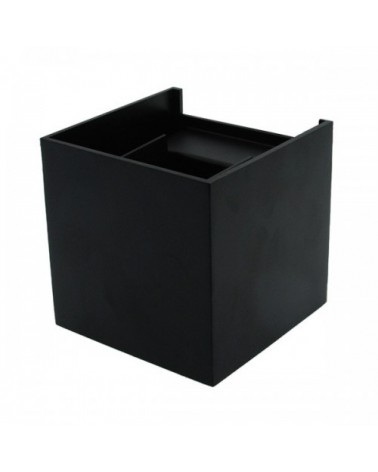 Aplique de pared LED cubo negro - ¡descúbrelo en 360°! - DivisionLED