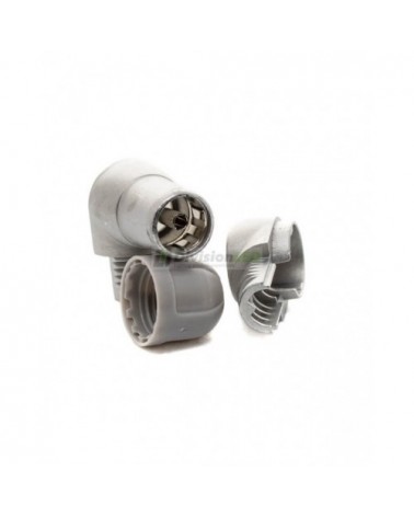 Conector CEI acodado blindado hembra Televes 4131