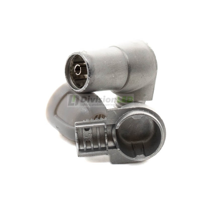 Conector CEI acodado blindado hembra Televes 4131