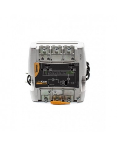 Central banda ancha MiniKom EasyF 3 entradas FM-VHF-UHF Televes 562501