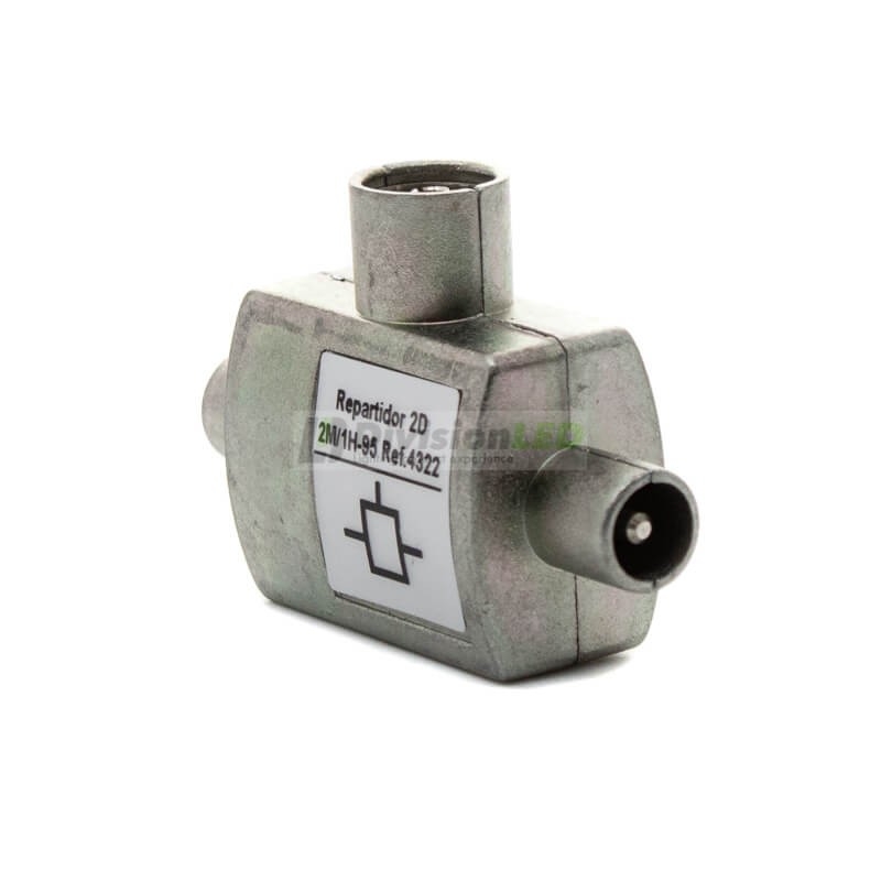 Repartidor enchufable CEI 2 direcciones VHF/UHF Televes 4322