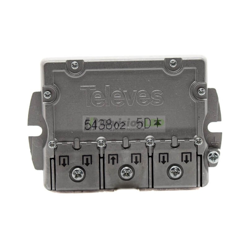 Repartidor EasyF 5 direcciones 10/9.5dB Televes 543802