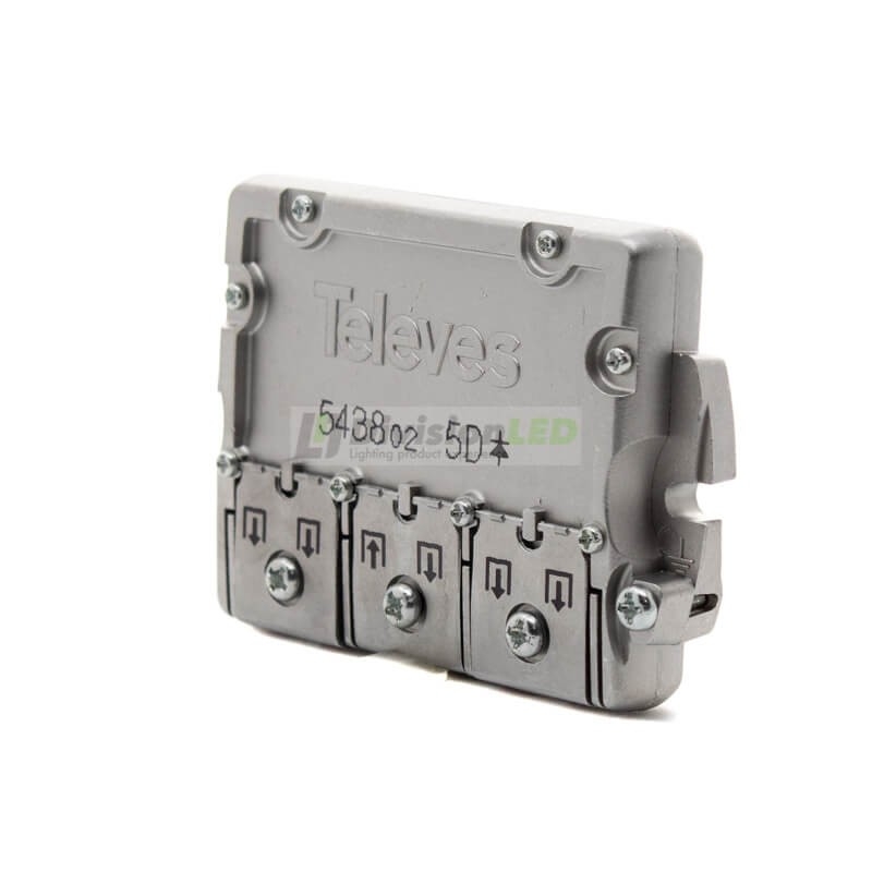 Repartidor EasyF 5 direcciones 10/9.5dB Televes 543802