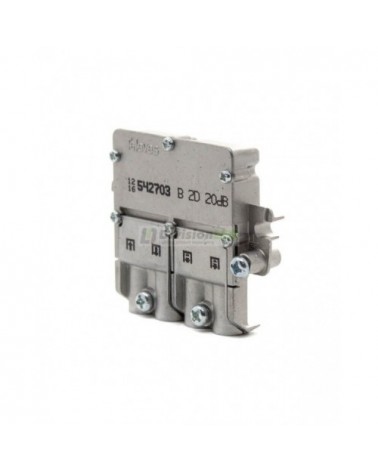 Mini-derivador EasyF 2 direcciones 21dB B Televes 542703
