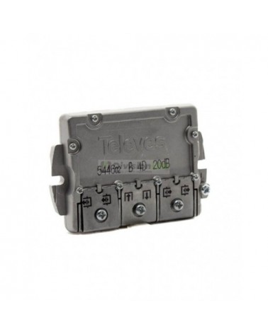 Derivador EasyF 4 direcciones 20dB Televes 544602
